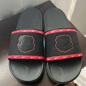 Mens UGA Nike Slides size 10